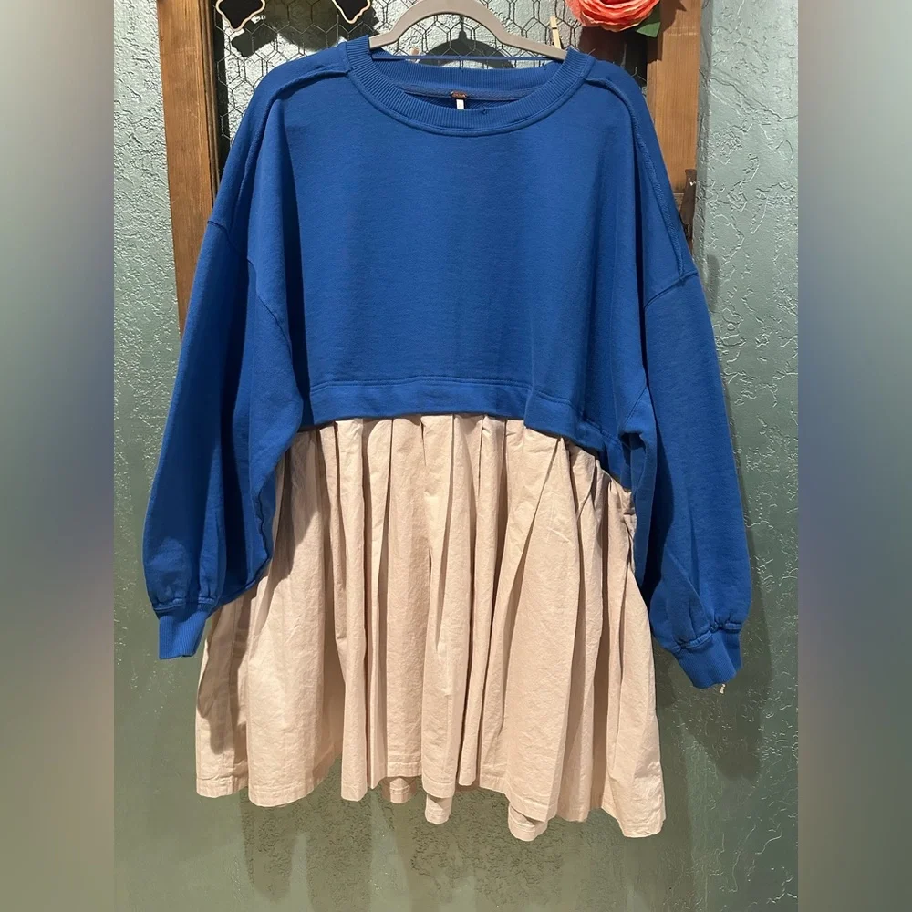 FP5  Free People Eleanor Sweatshirt Dress - Picture 3 of 6